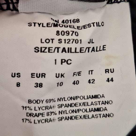 Miraclesuit Black One Piece Swimsuit Size 8‎ - Picture 4 of 5